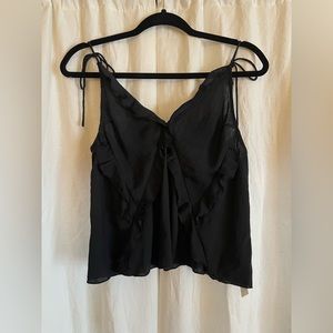 Free People Intimately Ruffled Tank Top
